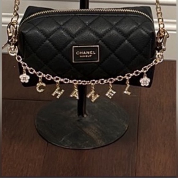 Chanel Gold Letters Charm Strap For Handbag - Picture 6 of 6